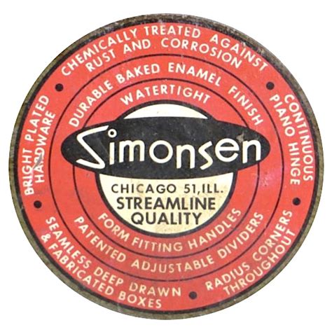 Simonsen Metal Products Co., est. 1940 